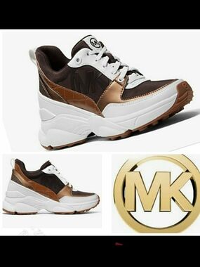Michael kors Mickey Leather Trainer sz-8.5